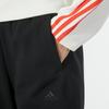 adidas Трикотажные джоггеры женские с логотипом и манжетами, черные IW1278