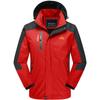 Autumn Winter Women's Hooded Hiking Jacket Windbreaker Waterproof Mountaineering Work Jacket Outdoor Jacket Mountaineering Jacket
