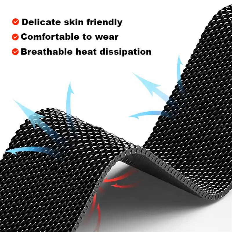 Магнитный металлический миланский ремешок для умного браслета Huawei band 10, браслет для Huawei band10 9 8 NFC, аксессуары для ремешка с корпусом