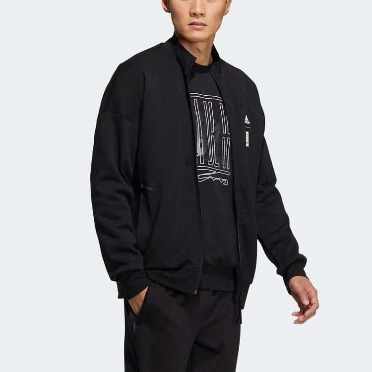 adidas Куртки Мужские Черный Стойка Умеренный Другое HE5120