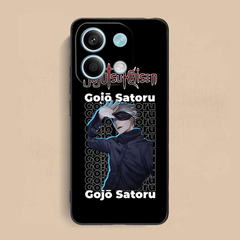 Jujutsu Kaisen Satoru Gojo Phone Case for Xiaomi Redmi 15 14 13 12 A5 3 2 1 C Plus 4G 5G Colorful Printing Cover Cover Pretty