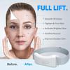 Устройство для похудения лица Ems Pulse, средство для удаления двойного подбородка, V-образная форма для похудения лица, лифтинг-вибрационный массажер для ухода за лицом с горячим компрессом