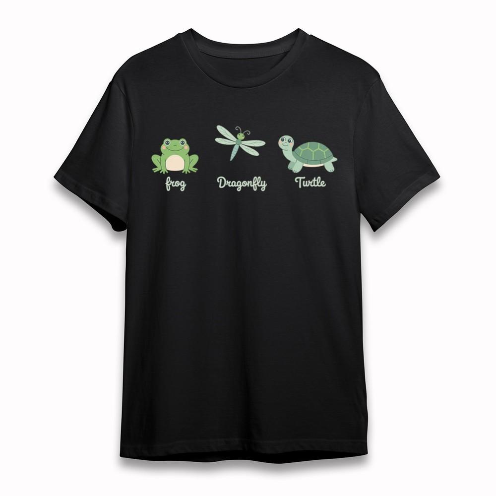 Women's Plus Size Classic T-Shirt Colorful Frog Insect Turtle Animal Cotton Tee