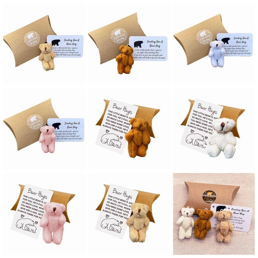 Bear Hugs Plush Bear Mini Bear Ornaments Creative Child Toy  Greeting Animal