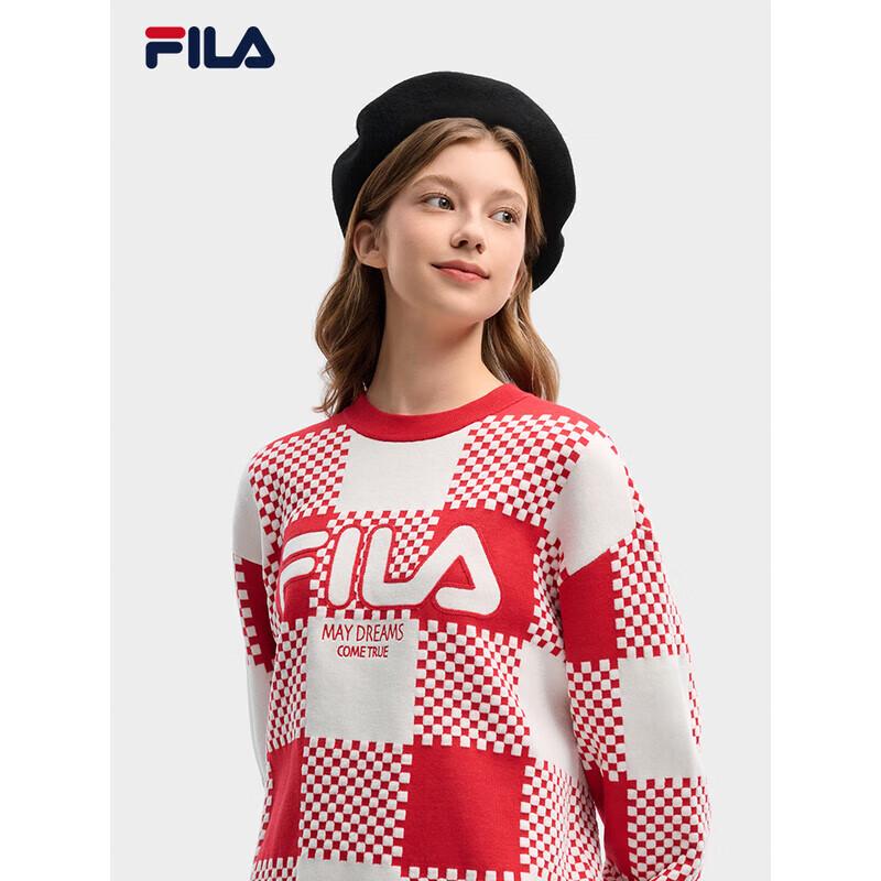 Fila Мужской клетчатый пуловер, весна 2026