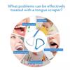 Clean Hygiene Care Oral Hygiene Tools Mouth Brush Tongue Brush Oral Cleaning Brushes Tongue Scraper