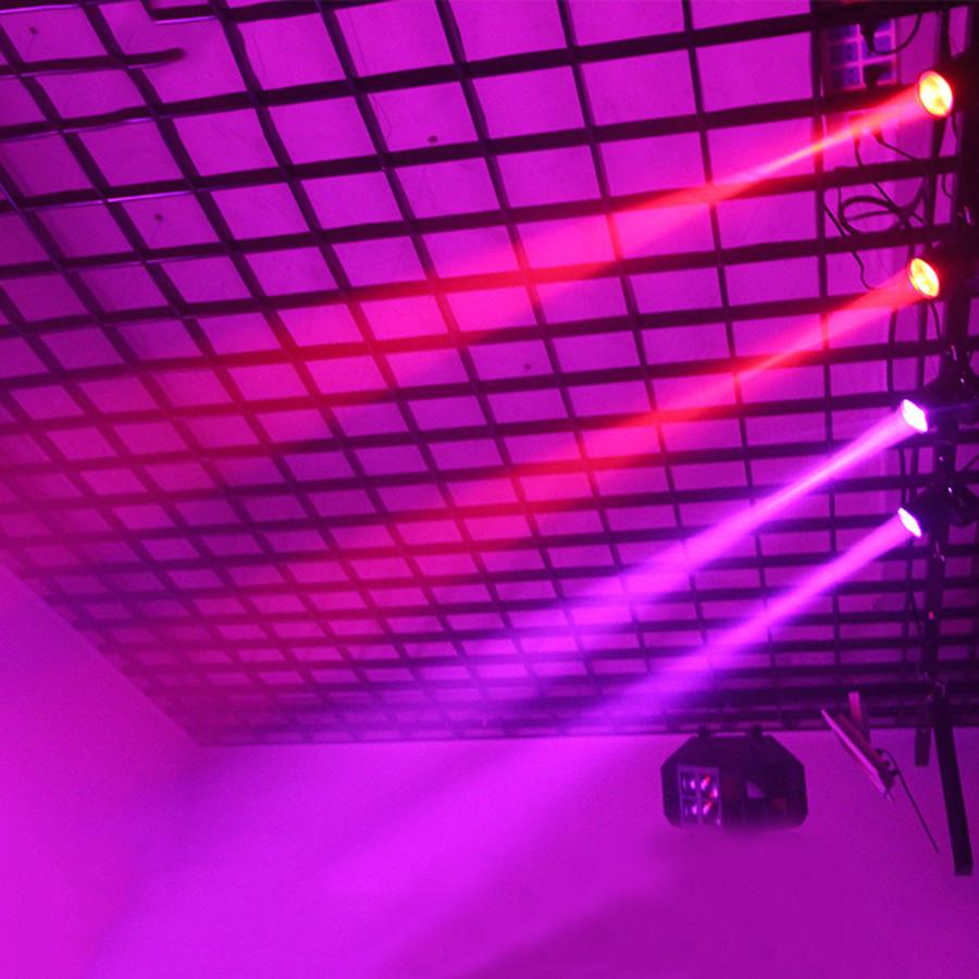 Пульт дистанционного управления диско-зеркальный шар свет диджейский диско-шар прожектор полноцветный RGB 4в1 10 Вт светодиодные прожекторы для сцены диско-шар свет