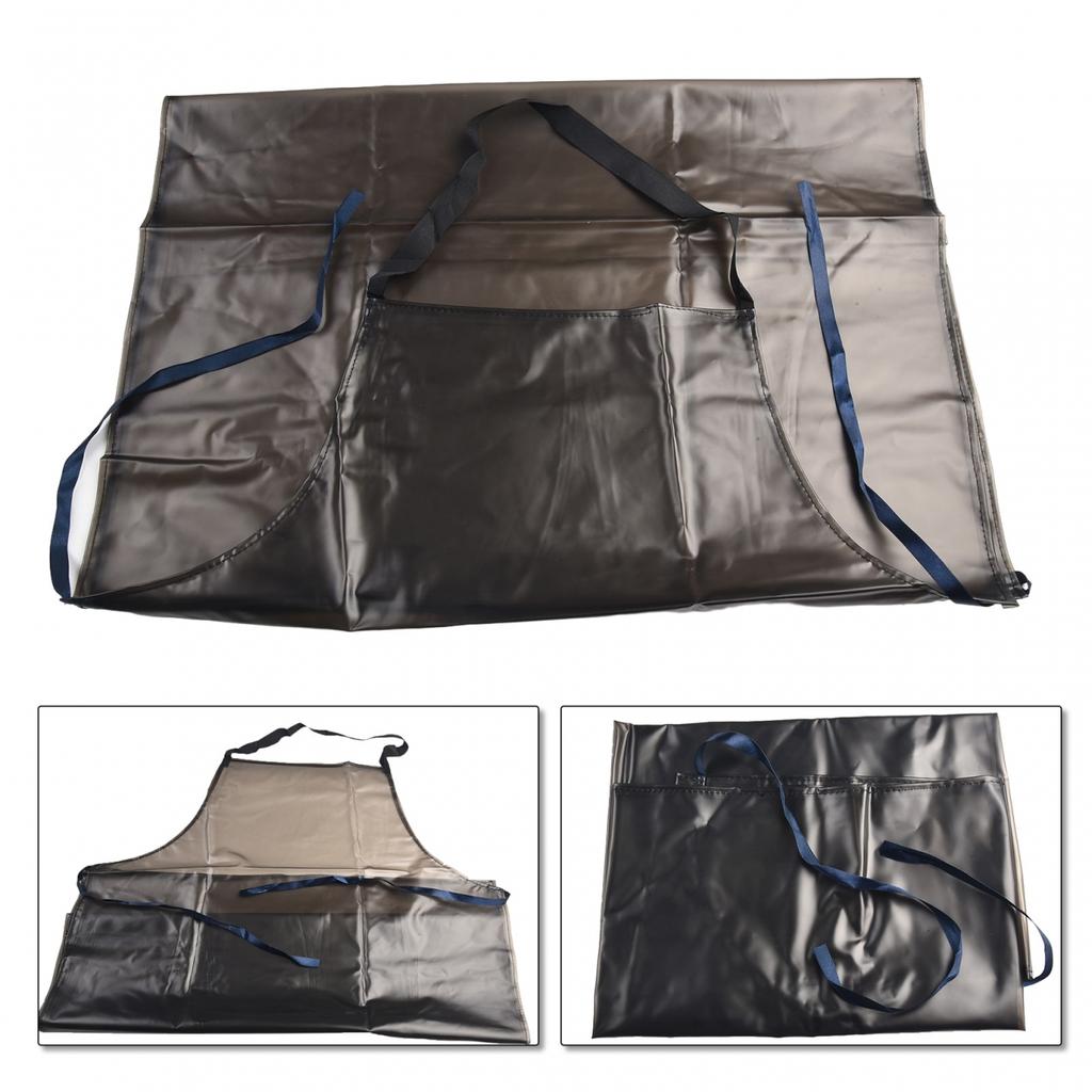 Удлиненный фартук для работы уборщика бытовой кухни маслостойкий ПВХ