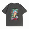One Piece Tony Tony Chopper Jump Print Tshirt Casual Short Sleeve Cotton Anime Streetwear Unisexs Tshirt