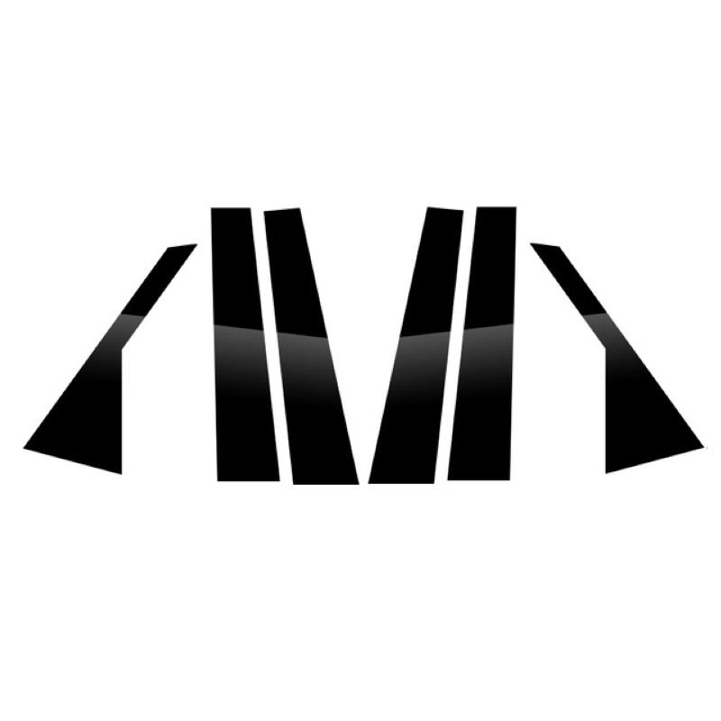 Подходит для Hyundai Tucson 2007-2013, углеродное волокно, черная автомобильная оконная дверная колонна, BC, стойка, крышка, отделка, зеркальный эффект, ПК