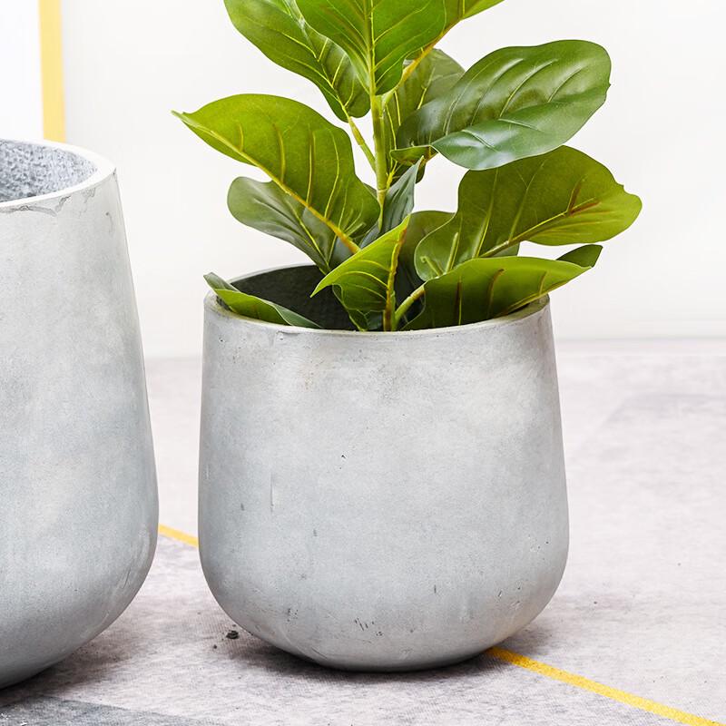MOJY Minimalist European-Style Concrete Succulent Planter