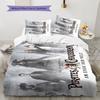 POTC Pattern Bedding Home Decoration Birthday Gift ( 1 duvet cover + 2 pillowcase, without core),fan merchandise.