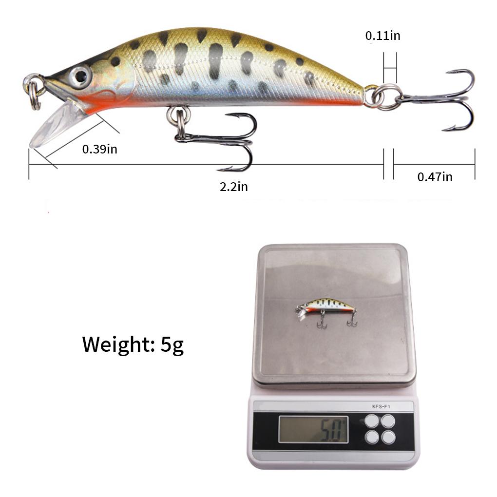 Искусственная приманка Поддельная приманка Красочная Тонкая работа Рыболовный крючок Тонущая блесна Мастерство ABS Прочность Стабильность