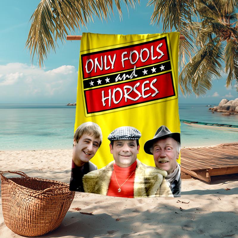 Only Fools and Horses Fashion Beach Towel: Ideal for Summer Adventures Soft, absorbent and quick drying suitable for swimming and bathing