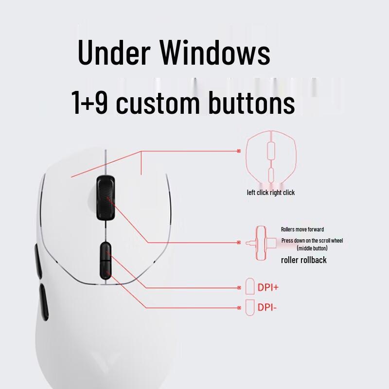 Игровая мышь Rapoo VT1PRO MAX с двумя режимами