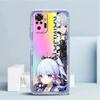 Genshin Impact Dottore Angle Eyes Laser Clear чехол для Xiaomi Redmi Note 10 11 Pro 9 9T 9A 9S 8 10C 9C 7 8T K40 чехол для телефона из ТПУ
