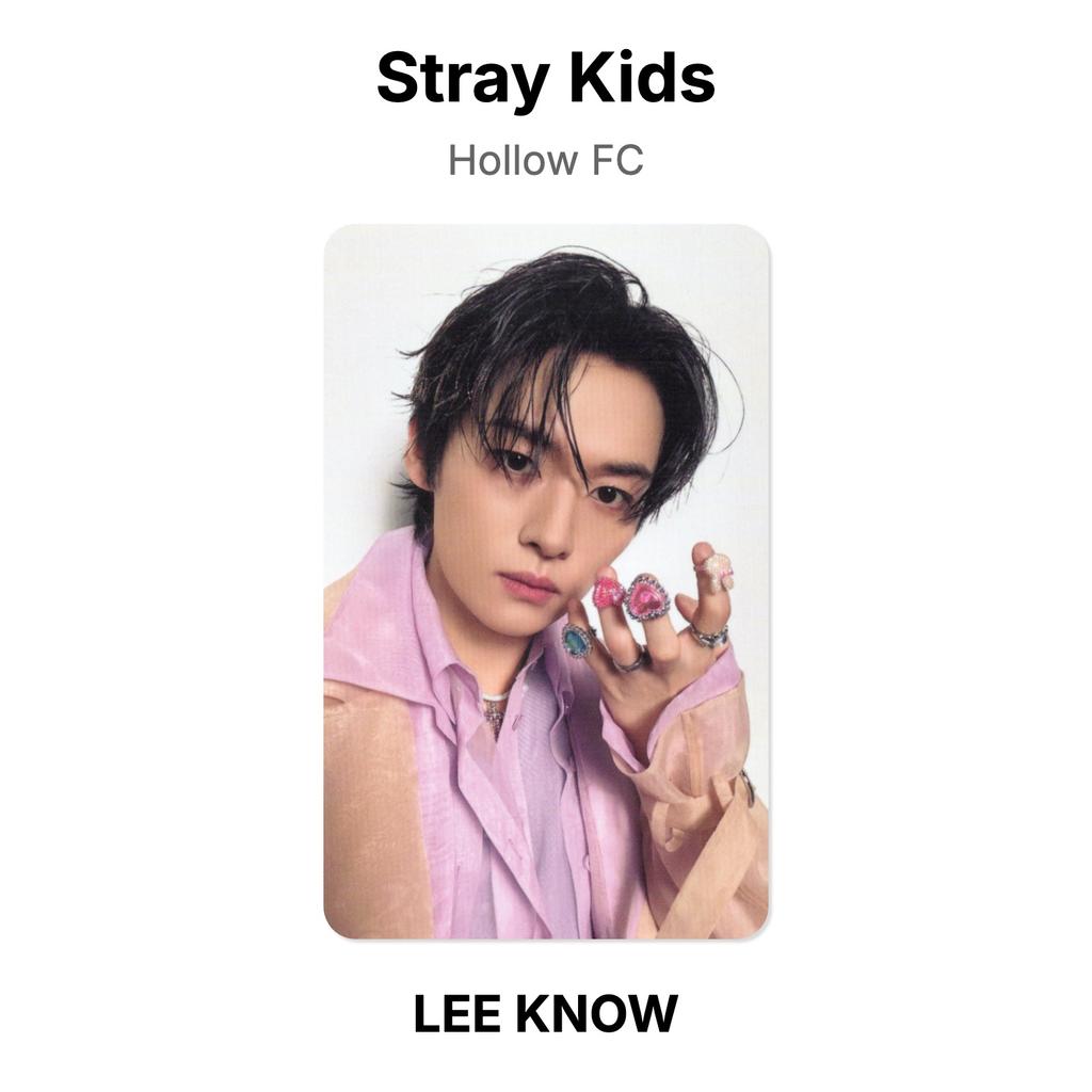 Stray Kids Официальная фотокарточка Hollow FC