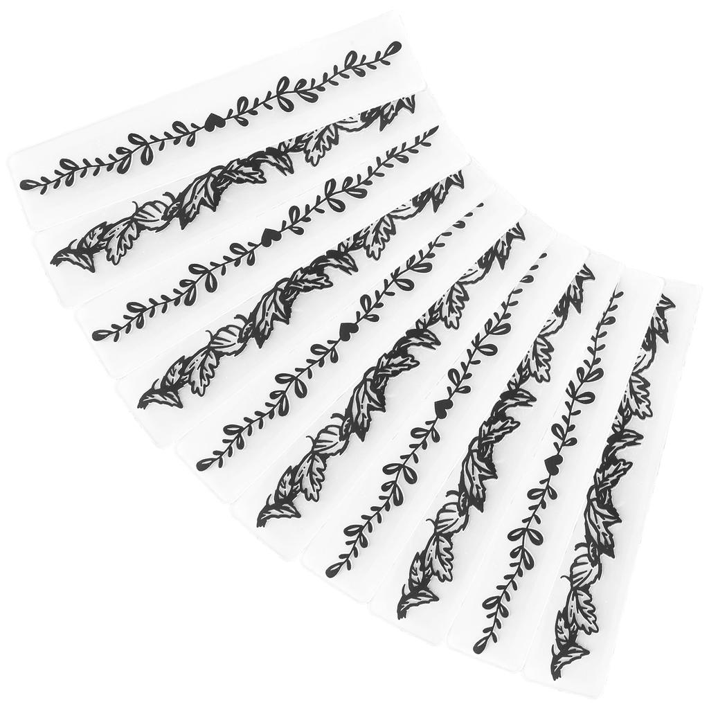10Pcs Plastic Embossing Folders Embossed Template DIY Card Making Scrapbooking Paper Craft Tool
