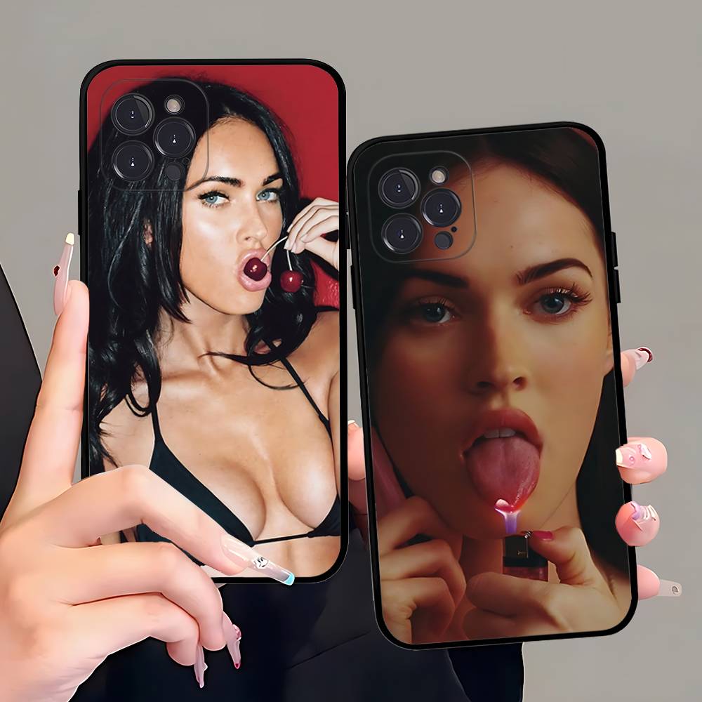 Чехол для телефона Megan Fox 'B-Body Дженнифер' для iPhone 16 Pro Max 15 17 Plus 14 13 12 Mini 11 Черный