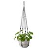 Handmade Cotton Rope Hanger Flower Pot Gardening Tassel Hanging Basket Tray Plant Hanger  Outdoor