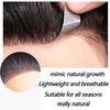 Men's Forehead Frontal Hair Piece M Loop Front Hairline With Tapes for Men Hair Replacement System