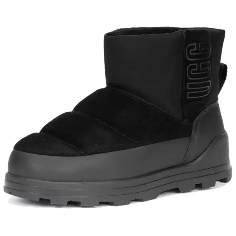UGG Теплые износостойкие короткие снегоступы Женские Черные 1143932-BLK-