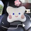Автомобильный подголовник для защиты шеи, автомобильный мультяшный японский кролик, женское автокресло, подушка для шейного позвонка, практичный плюшевый автомобильный подголовник