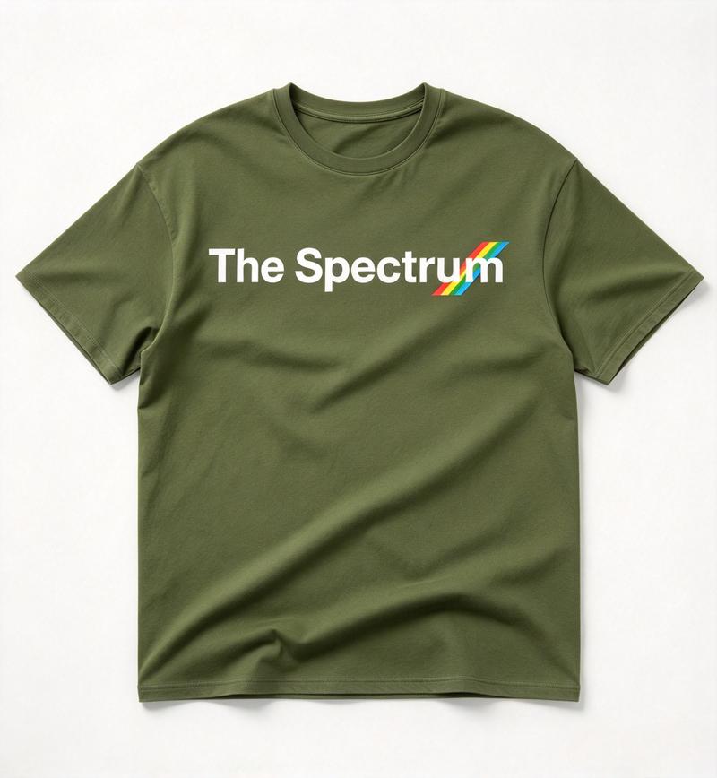 Vintage The Spectrum Rainbow Logo Tshirt Unisex Retro Computer Nerd Gift Short Sleeve Cotton Streetwear Unisex Tee Harajuku Y2k Top