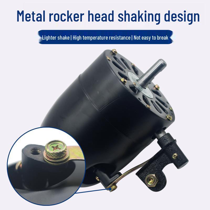 650W High-Power Motor for Industrial Horn Fan: Floor/Wall Mount, Universal Accessories