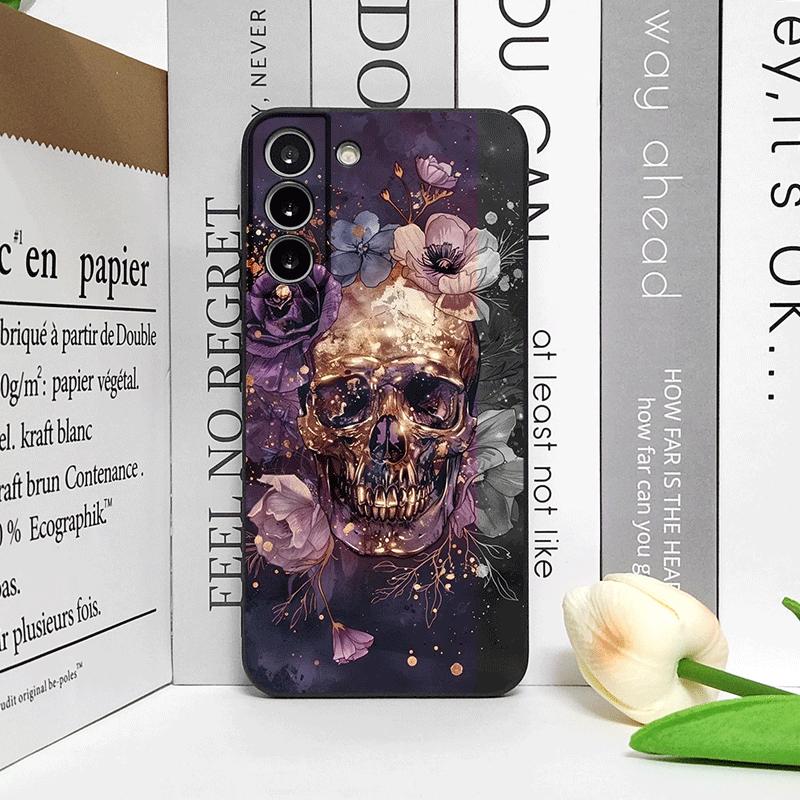 Ретро Готический Ночной Цветок Череп Печатный Чехол для Телефона для Honor Huawei 200 LITE 100 400 PRO 90 Lite Magic 8 7 6 5 Цветочный Чехол