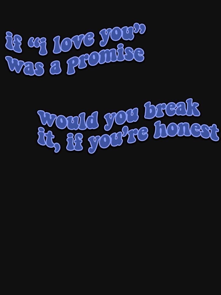 Билли Айлиш idontwannabeyouanymore текст Классическая футболка