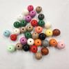 50PC 10mm Polychrome Opaque Loose Round Beads DIY Jewelry Making Handmade Material Jewelry Accessories