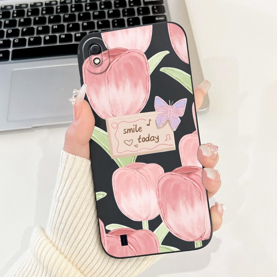 For Samsung A10 Case SM-A105F SM-A105G Stylish Flowers Butterfly Soft Slim Fundas Phone Case For Samsung Galaxy A10 Back Cover