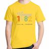 Summer Cotton Short Sleeve Tshirt Vintage 1982 Be Born Birthday Gift Tshirt Graphic T Shirts High Quality Unisexs Clothes