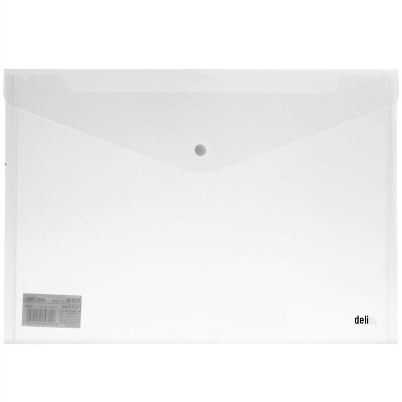 Deli 5505 A4 Snap Button File Bags