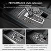 Для BMW X5 F15 Сделано из алькантары Отделка боковой полосы рычага переключения передач центральной консоли салона автомобиля Наклейка Performance Тюнинг-аксессуары