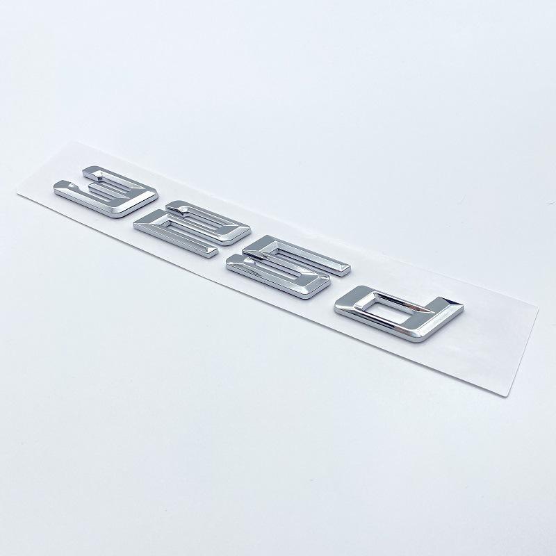 Задние шильдики BMW Новой 3 Серии: Наклейки 350d, 340d, 335d, 330d, 318d.