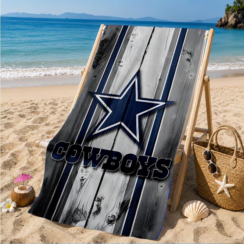 American Flag Cowboys Beach Towel, Quick-drying, Easy to Care for, Suitable for Both Fitness and Beach Vacations,Sports Essential