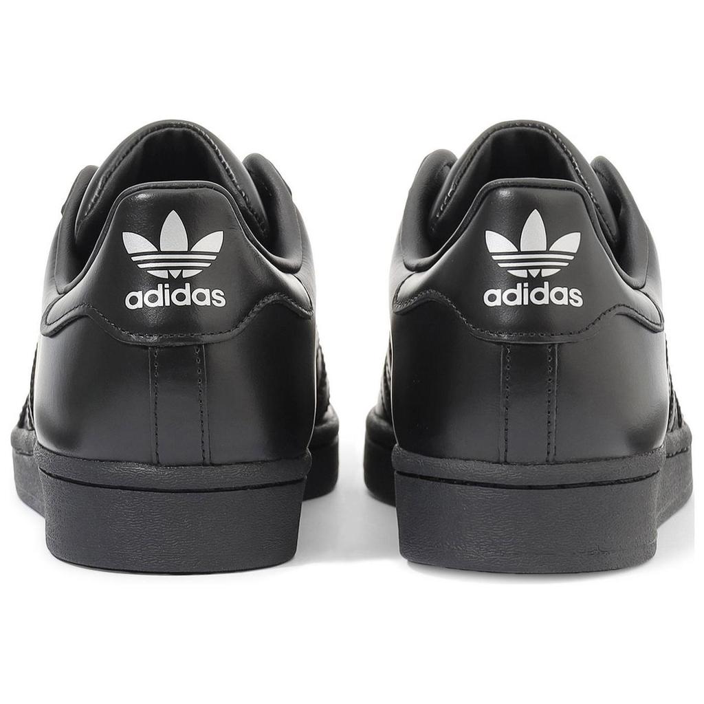 Adidas Originals Superstar Comfortable Casual Durable Breathable Low-Top Sneakers Unisex Sneakers Black IG8663