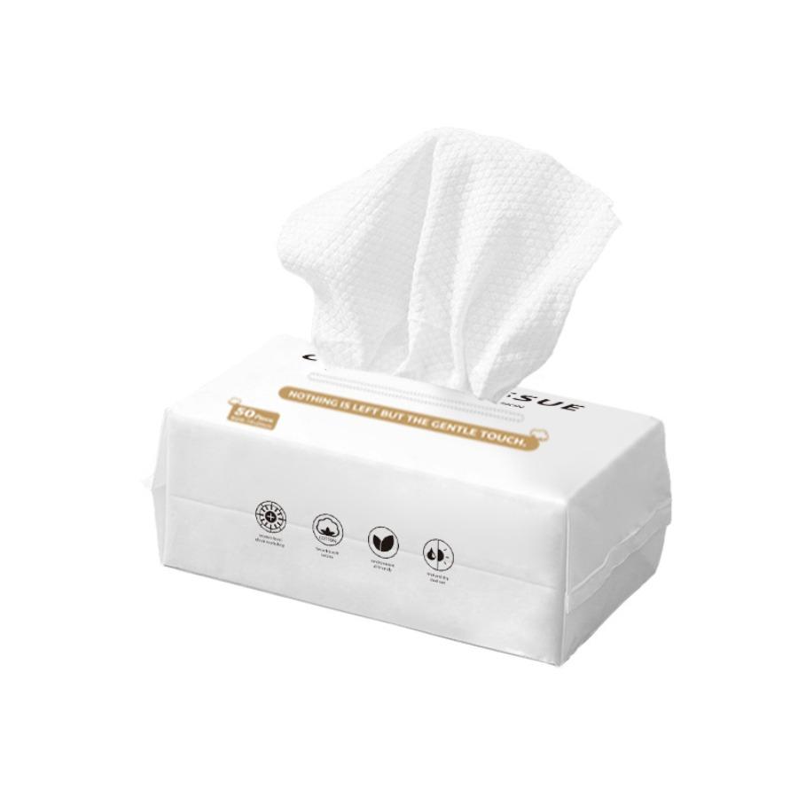 30/50/100 шт./уп. Хлопковое полотенце Бамбуковое волокно Полотенца для лица Натуральные Одноразовые Салфетки для умывания для Лицевых салфеток Мягкие Впитывающие Экологичные Чистящие полотенца