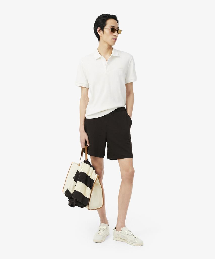 Мужская футболка-поло LACOSTE с коротким рукавом и рубчатой вязкой Dh2195-56G 70V