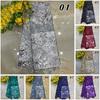 90x125cm African Sequins Beads Lace Fabric for Bridal Luxury Evening Dress DIY Embroidery Wedding Bridal Lace Material