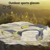 Бифокальные поляризованные солнцезащитные очки для велоспорта с защитой от ультрафиолета, антибликовым покрытием, устойчивым к царапинам, регулируемыми дужками, защитным шнуром, очками для занятий спортом на открытом воздухе
