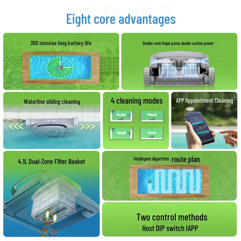 Liweewo Qiantun Automatic Robotic Pool Cleaner