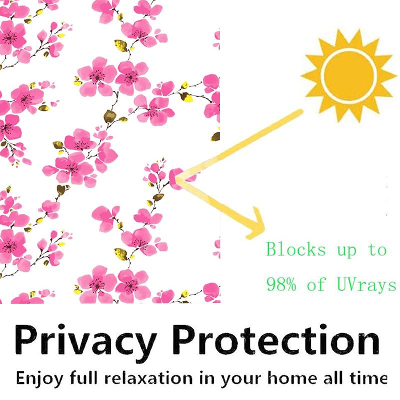 Window Privacy Film Glass Window Film Removable Vinyl Door Window Coverings UV Blocking Self Non Adhesive Sticker for Home Decor