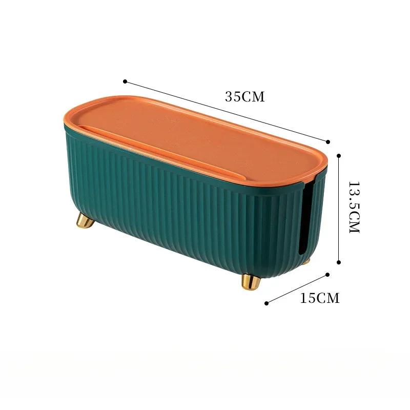 Stripe Wire Cable Storage Case Organizer Box Socket Plug Wireless WiFi Router Board Bracket for Household Bedroom Home Decor