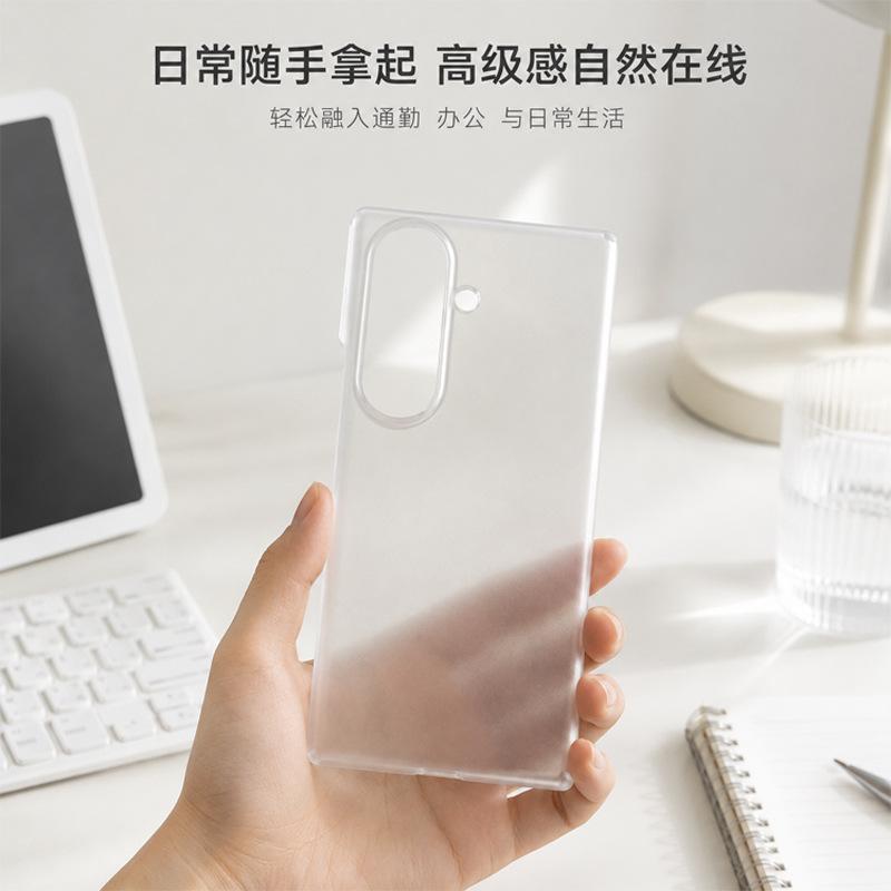Новый защитный чехол для Samsung Z FOLD8, матовая текстура, чехол для мобильного телефона, чехол для складного по горизонтали мобильного телефона, противоударный, оптом