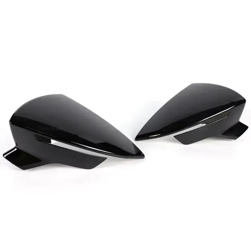 For SEAT LEON MK3 5F 2012- IBIZA MK5 2017- ABS Car Rearview Side Mirror Cover Wing Cap Exterior Door Trim Replacement