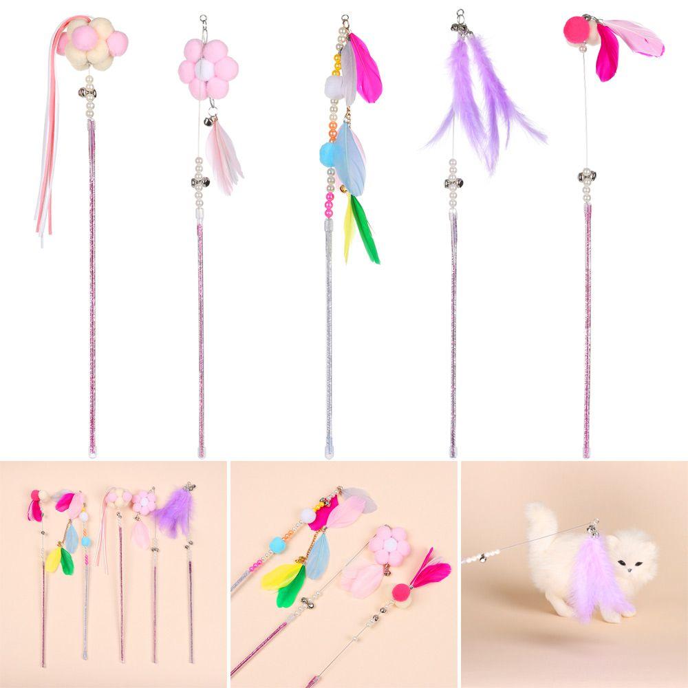 1PCS Home Tease Cat Stick Resistant Toy Pet Toy Cat Products Cat Toys Cat Supplies