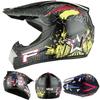 Full Face Motorcycle Helmet Off-Road Karting Mountain Downhill Racing - Adult Mens Cycling Safety Gear